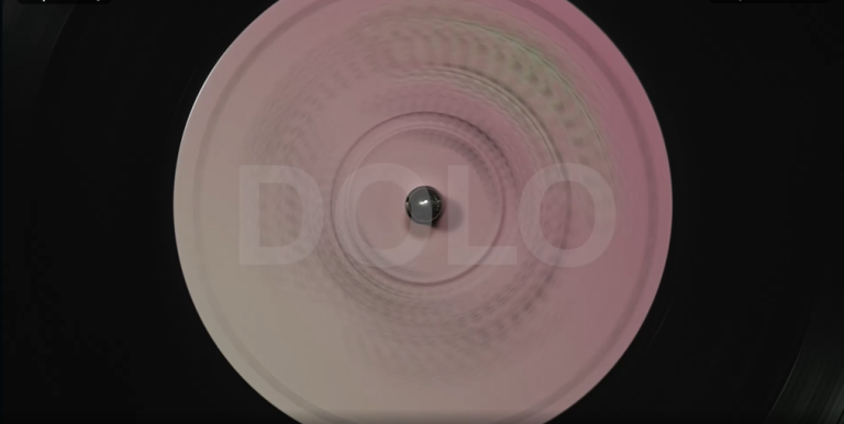 Cinematic Soft-Focus Pink Vinyl Record Timelapse (Full Side Playback) – 6K Open Gate